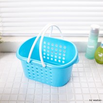 (도매콜) 웨이브목욕바구니 소(색상랜덤), 상세페이지 참조