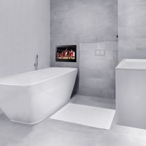 34인치모니터 와이드 세로 모니터 Haocrown 55 인치 방수 스마트 TV 블랙 안드로이드 10.0 텔레비전 풀 HD 1080P 내장 와이파이 블루투스, [04] EU 플매트 카펫 러그