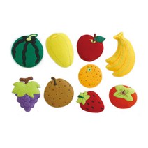유아 교육 과일 모형 펠트 학습 교구 9종 교육교구 펠트교구 어린이집교구 부직포