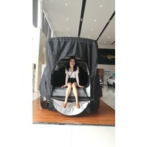 차박 텐트 SUV 차박 차량용 루프 및 리어 텐트 단순 버전 그늘막 및 방수 차량용 텐트-111007, 단일옵션, 옵션03