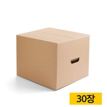 박스왕 튼튼한 택배박스, 30장, 44-1 BA골 손잡이320*270*160