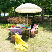 소브라노 [소브라노] 캠핑 비즈스팽글 린넨 마 롱스카프