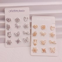 남여 공용 페션 브로치 세트