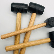 고무 망치 무진동 우레탄 헤머 양용 충격흡수 경량 실리콘 망치 목공 가죽 공예 용품 캠핑