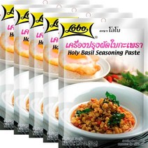 태국 로보 팟 카파오무쌉 소스 돼지고기볶음 덮밥소스 낱개당 50g 1~2인분 또는 식당용 대용량 1.0kg, 1개, 1kg