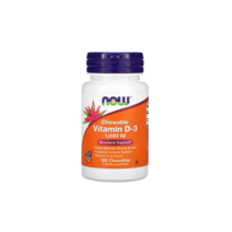나우푸드 츄어블 Vitamin D-3 1000IU 180츄어블 딸기향 라즈베리향 과일향
