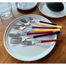 허밍 커트러리 레트로 빈티지 카페 브런치 디저트 포크 나이프 스프레더 양식기, 디저트나이프, 네이비