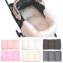 모모스페이스 강아지 유모차 방석 개모차 아이보리 체크 개모차 침낭 애견 마약방석 쿠션, 다크그레이