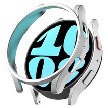 아이티스타일 갤럭시워치 호환 하드 보호케이스, 실버