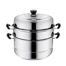 편백나무찜기 만두 냄비찜 잘못한 녹강 가마솥 다층 철근 냄비두께 가정용 40CM빅사이즈 찜냄비 녹슬지않는 다만, T02-3단, C03-30cm두꺼운