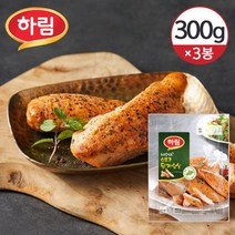 하림 [냉장] 하림 허브를 입힌 스모크 닭가슴살 300g×3개, 단일옵션