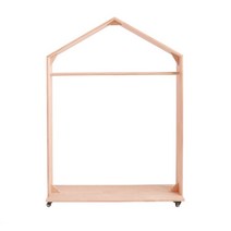 원목 아기옷행거 낮은 행거 강아지옷 미니행거 이케아 이동식행거, 통나무 가로판(120x30x190cm_공식 표준