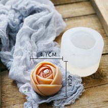 밀랍왁스 천연밀랍왁스 야화 아로마 테라피 양초 금형 수제 diy 실리콘 카네이션 로즈 비누 모델 석고, 05 as picture