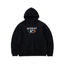 크리틱 Boucle Logo Hoodie Black