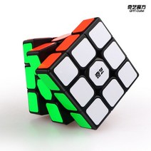 간큐브 간즈큐브 퍼즐 QiYi-3x3 전문 매직 큐브 W 빠른 속도 회전 입방체 스피드 완구 어린이, 01 Black