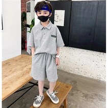 아동 반팔 티셔츠 아동 반바지 세트 상하의 세트