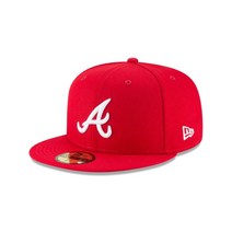 뉴에라 스냅백 MLB [애틀랜타 브레이브스] Scarlet Basic 59FIFTY Fitted 829949