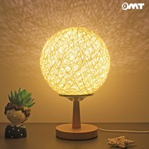 아이예스 감성 LED 스탠드형 10단 밝기조절 인테리어 무드등, 아이보리