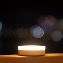 더 클레식 LED 원목 무드등 밝기조절 USB타입 휴대용, 리얼우드