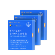 더리틀스 알티지부스터 얼티메이트 EPA DHA 알티지 오메가3 rTG 30캡슐 3박스 3개월분