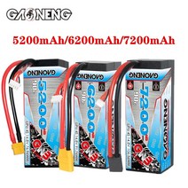 RC 무선원래 GNB 4S 14.8V 5200mAh/6200mAh/7200mAh 90C 하드 케이스 LiPo 배터리 레이싱 등산 RC 자동차, 01 14.8 볼트_03 6200MaH 90C XT90