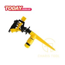 그린라이프 회전 스프링쿨러 YM-12116E 360도 단방향 회전형 각도조절 스프링쿨러 살수기 토야마 카리스툴