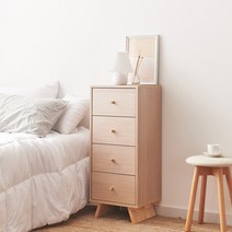 파로마 (착불)제리 4단 협탁, 오크