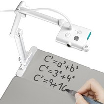 OKIOLABS OKIOCAM T Plus USB 서화 카메라(화이트보드 마커 첨부) 교육 세트 교실에서 프레젠테이션용 온라인 수업 개별지도 Web회의 텔레워크 실물 투영기 QHD(대만제)