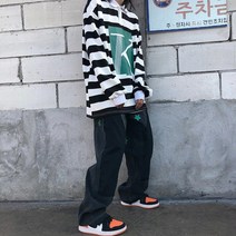 SU 숍 디자인 감각 틈새 천 바지 남성 패션 브랜드 파이 스트리트 바지 커플 패션