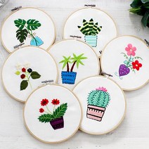 자수의 온도 프랑스자수 DIY패키지세트 초보자용 모음, 1.초보자용 8style - E 로맨틱플라워