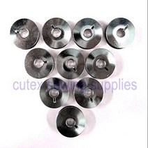 Cutex (TM) Brand 10 Metal Bobbins #10079 for Pfaff 145 146 191 242 445 Sewing Machines null, 1, 445 Sewing Machines, 242, 191
