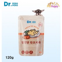 닥터페로페로 국내산 원육 영양 애견 반려견 영양닭 단호박죽 120g
