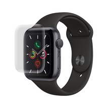 알럽스킨 애플워치SE 44mm 40mm 풀커버 액정보호필름 2매, 애플워치SE 40mm, 펄 2매