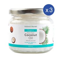 홀랜드앤바렛 코코넛오일 300ml Holland & Barrett Coconut Oil, 3개