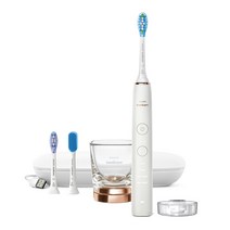 필립스 소닉케어 다이아몬드클린 HX9913/90(로즈골드) / 무선 USB충전식 진동:31.000회(분당) 치아미백 잇몸관리 딥클린 구강케어 플라그제거 음파칫솔 전동칫솔, HX9913/38(블랙)