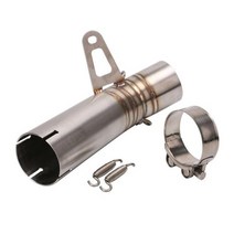 오토바이 배기 머플러 접촉 미들 링크 61mm 파이프 슬립온 s1000rr s1000 rr 2010-2016 배기 없음, A, 01 A