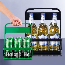 커피캐리어 캠핑 컵 배달 캔 음료수 6구 홀더 트레이, 곰블리샵 2-커피캐리어-블랙