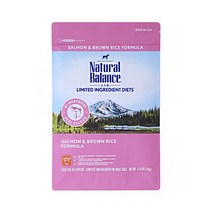 (유통기한임박)내추럴발란스 LID 연어&현미 강아지사료(큰알갱이), (유통기한임박)3kg