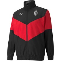 축구바람막이 겨울 축구 방한 티셔츠 AC 밀란 축구 윈드 브레이커 봄과