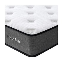 베개 세트 구입Inofia 매트리스 세미 더블 고반발 극후 22 CM 대두 단백질 마크라 안면 항균 소취, 경도 단단한