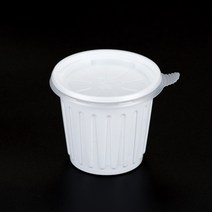 일회용 무용기 75Ø 1줄 100개 /다용도소스용기/소스용기/양념용기/젓갈류/피자소스/피클용기/순대국다대기양념장용기/테이크아웃/소스배달/샐러드소스/발사믹용