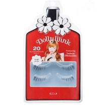 Dolly Wink Eyelash 돌리윙크 속눈썹, 표준개, 20# 윗 속눈썹