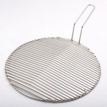 석쇠판 석쇠 구이판 바베큐 그릴판 고기판 원형 380mm 구이 원형 초벌 캠핑그릴 팬 식당 고기 불판