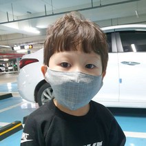 유아 린넨마스크 1P