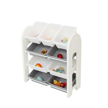 미루 야무진 퍼스트 장난감정리함 시리즈 (색상 리뉴얼), 야무진 퍼스트 4단 정리함 애니(그레이)