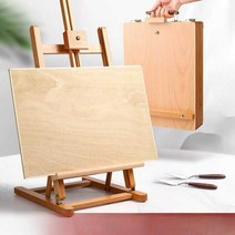 접이식 탁상 이젤 원목 캔버스 그림 받침대 크기 조절
