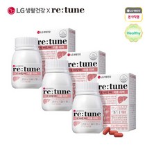 LG생활건강 리튠 간건강 리버 850mg 60정 (30일분)X3개