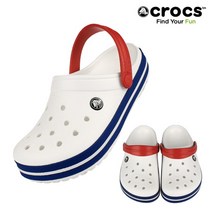 [크록스] CROCS 남여공용 크록밴드 클로그 11016-11I 화이트