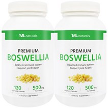 [미국빠른직구] 마이라이프 내추럴스 보스웰리아 500mg 120정 2병