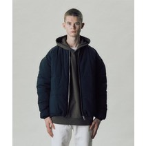 랩12 22FW 신슐레이트 스퀘어 푸퍼 자켓 재킷 블랙